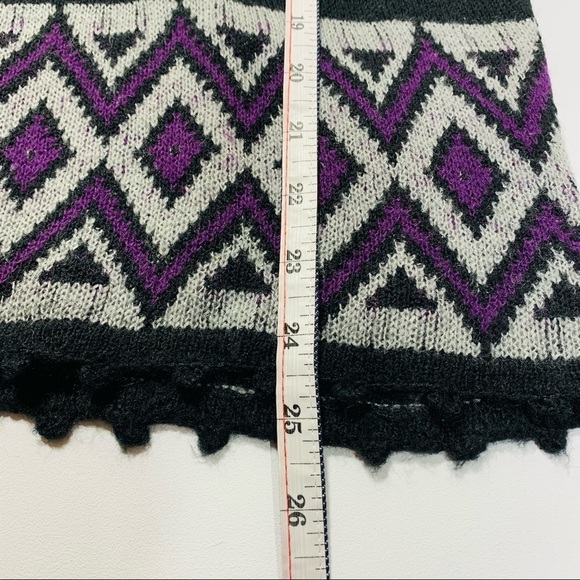 Mac & Jack fair isle cover-up sweater size small - Picture 8 of 8